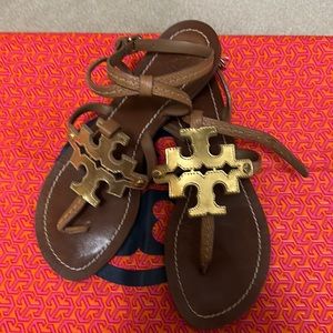 Tory Burch ankle strap thong sandal